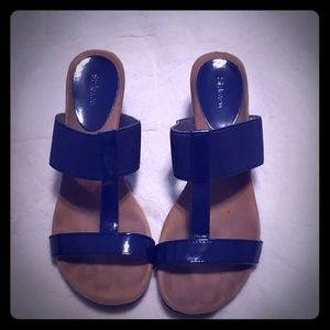 Blue style and co wedges